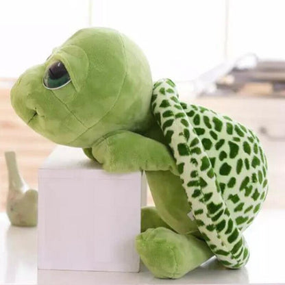Mjuk plyschsköldpaddakramdjur med realistisk design – Kramturtle