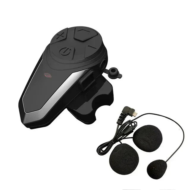 Bluetooth-intercom för motorcykelhjälm med FM och 1000 m räckvidd – RoadLink S3