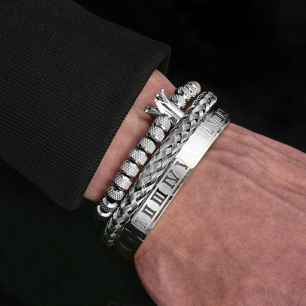 Lyxigt armbandsset för herrar – Julius
