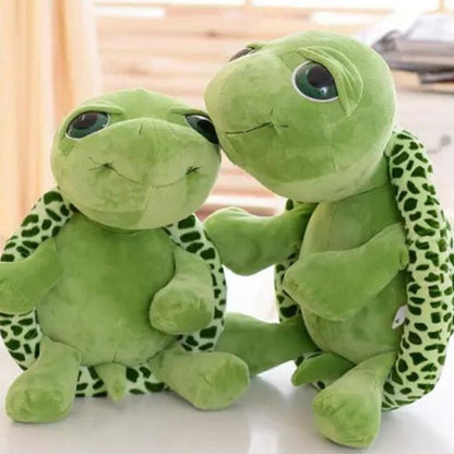 Mjuk plyschsköldpaddakramdjur med realistisk design – Kramturtle