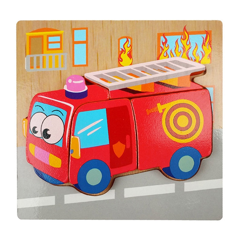 Montessori lärpussel i trä – Färgglädje (1+1 gratis)