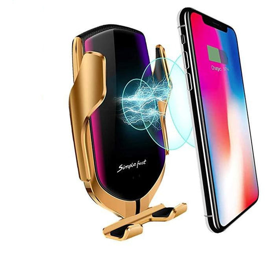 Automatisk telefonhållare med trådlös laddare – GripCharge