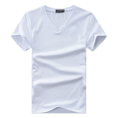 Slim Fit V-ringad T-shirt herr – Bekväm & vardaglig – Jonas