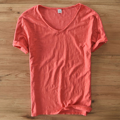 Bekväm, avslappnad sommar-T-shirt för herrar – Ruben