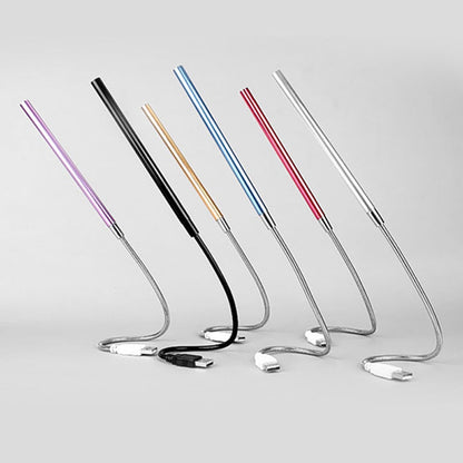 USB-LED-Lampen in verschiedenen Farben, flexible Schwanenhals-Designs, moderne Schreibtischbeleuchtung.