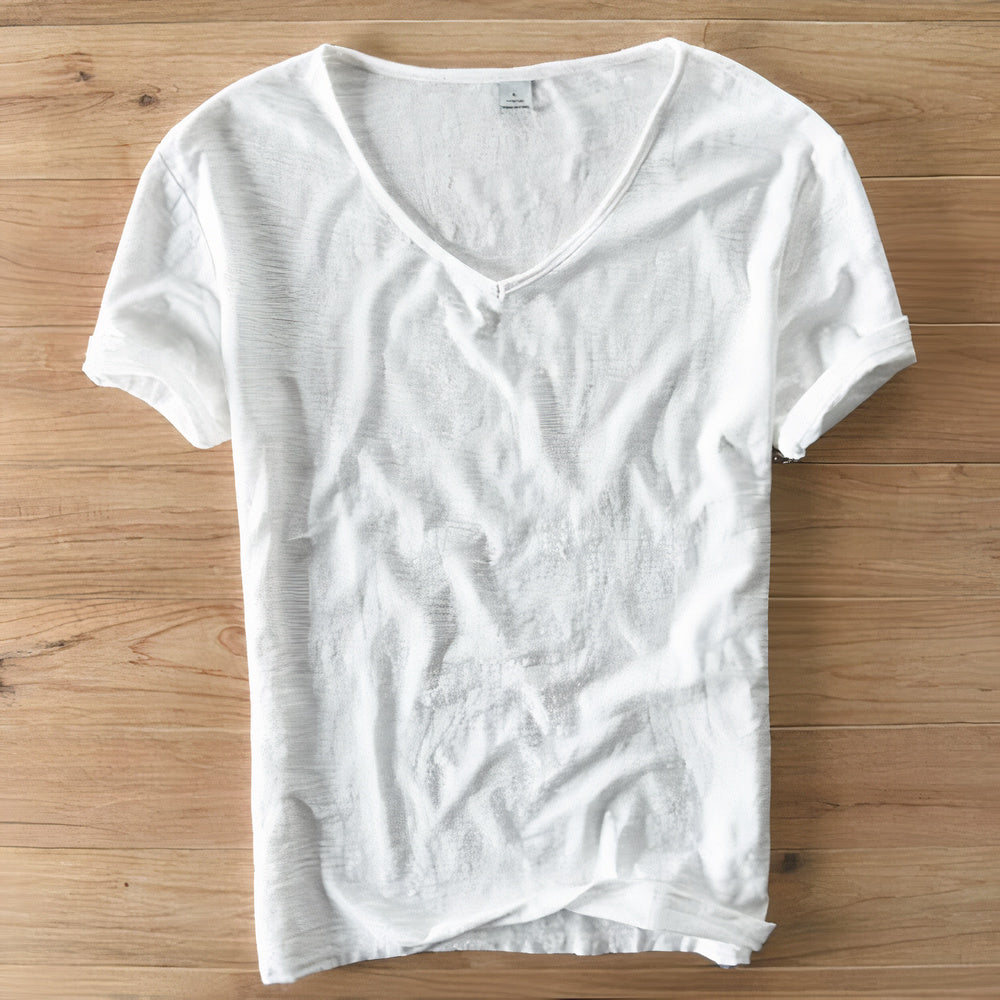 Bekväm, avslappnad sommar-T-shirt för herrar – Ruben