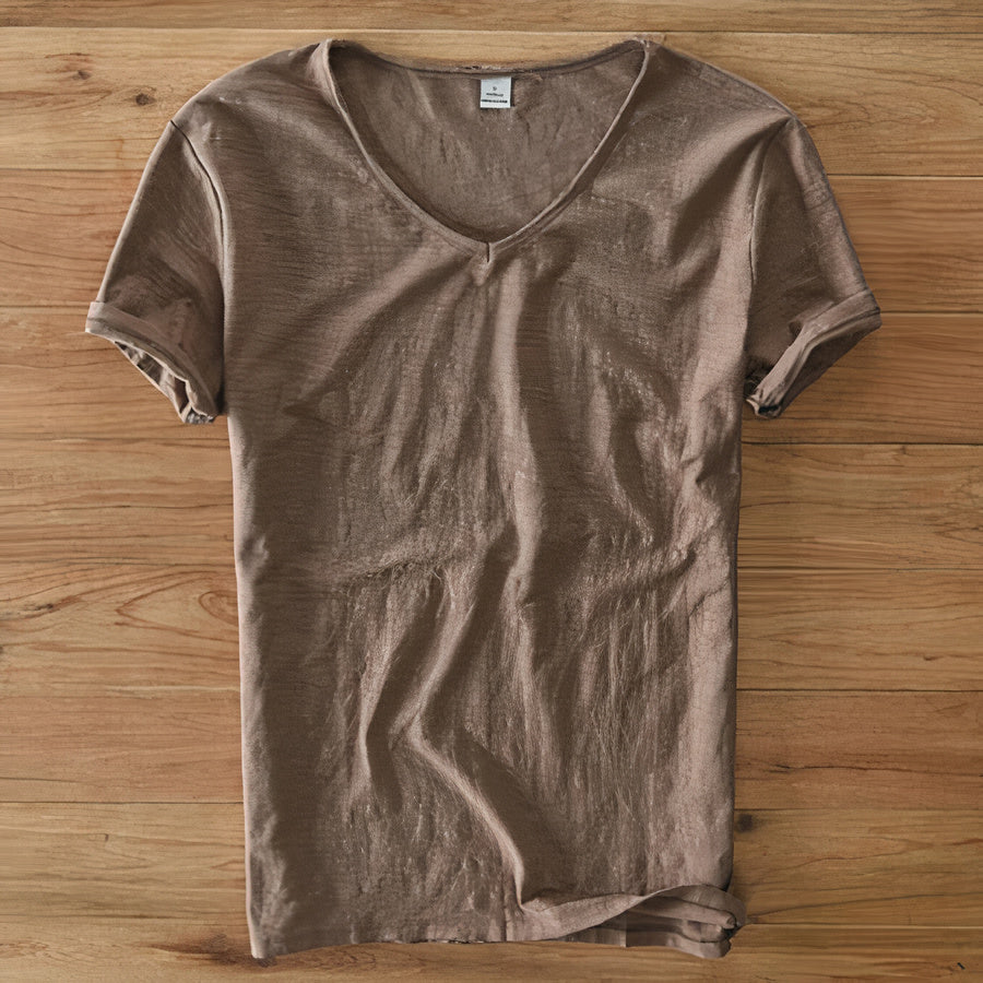 Bekväm, avslappnad sommar-T-shirt för herrar – Ruben