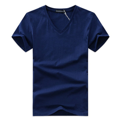 Slim Fit V-ringad T-shirt herr – Bekväm & vardaglig – Jonas