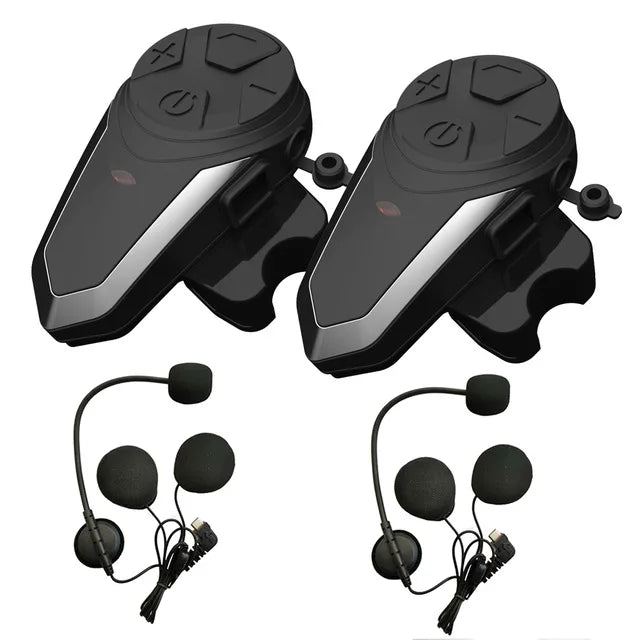 Bluetooth-intercom för motorcykelhjälm med FM och 1000 m räckvidd – RoadLink S3