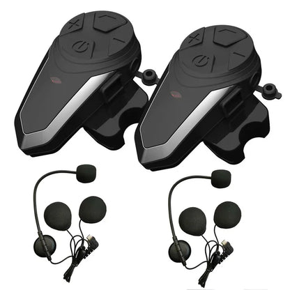 Bluetooth-intercom för motorcykelhjälm med FM och 1000 m räckvidd – RoadLink S3