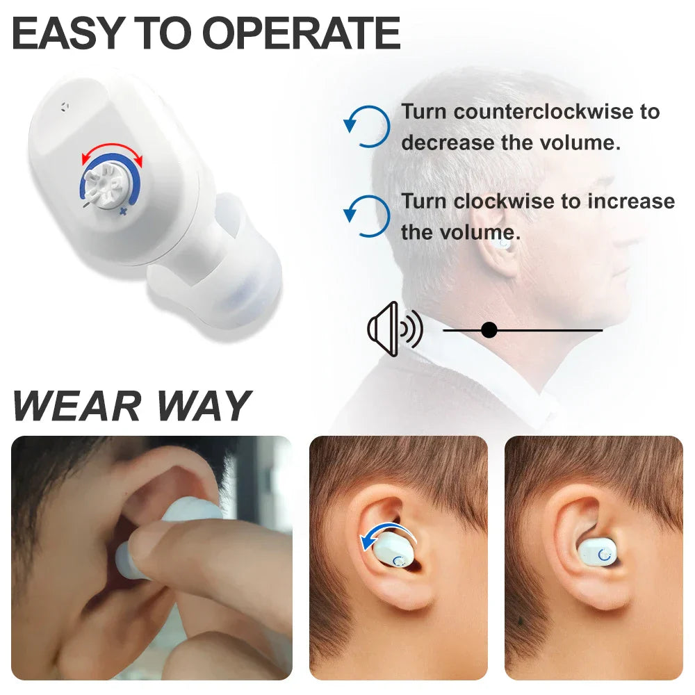 Mini in-ear hörapparater – ClearMini 2026