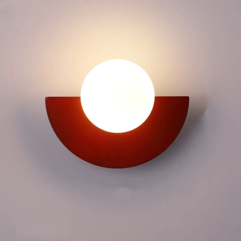 Halvcirkelformad vägglampa Minimalistisk - ArcLight