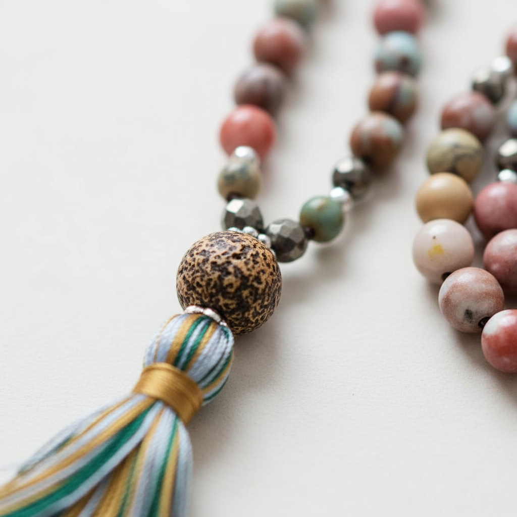 Handgefertigte Mala Kette - HeartMala 