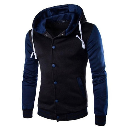 Herrarnas baseball-hoodie i varsity-stil – höstutgåvan Kevin