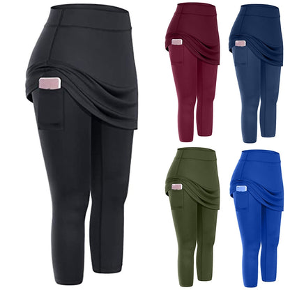 Höstliga rockleggings med praktiska sidofickor – Mireille