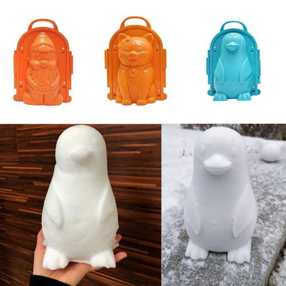 Snöskulpturform för barn – Gör djur och figurer själv – 1+1 gratis