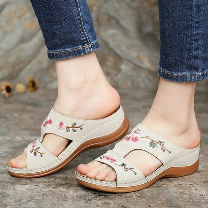 Orthopediska blommor-sandaler för kvinnor – Florina