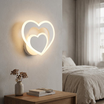 Heart Shaped LED Wall Light -  GleamHeart