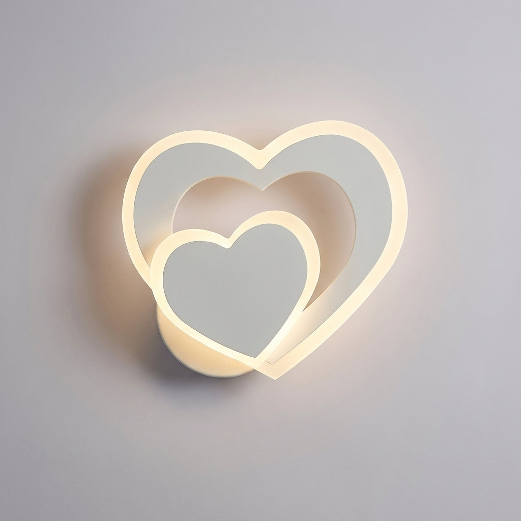 Heart Shaped LED Wall Light -  GleamHeart