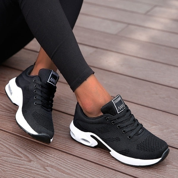 Bekväma och andningsbara ortopediska damsneakers – Marlene