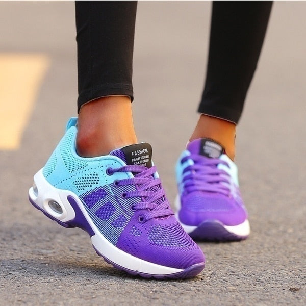 Bekväma och andningsbara ortopediska damsneakers – Marlene