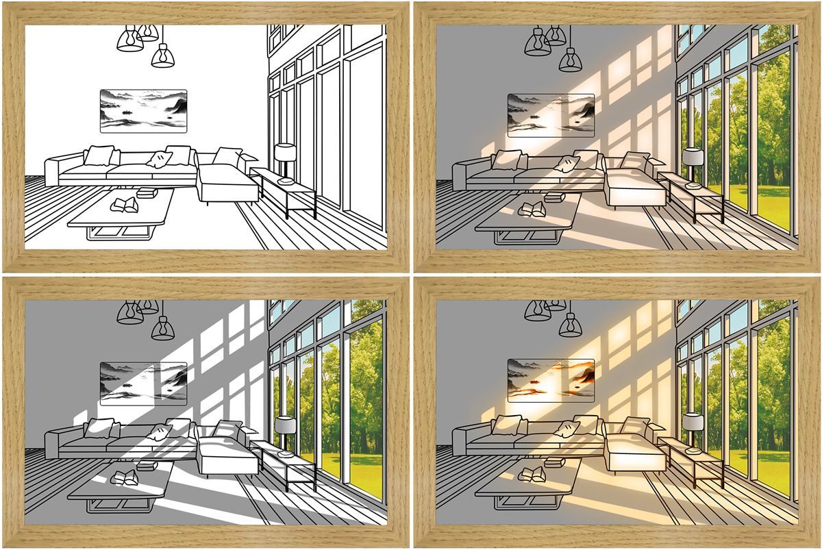 LED-belysningsbild – Luminza