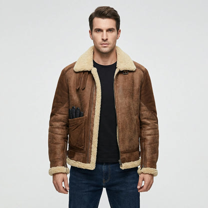 Herren-Jacke Im Lammfell-Stil - Thies