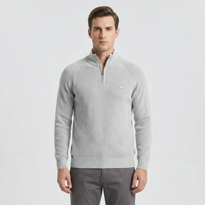 Herrenpullover Mit Halbem Reißverschluss - Mateo