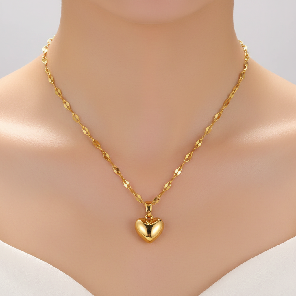Herzanhänger Aus Edelstahl - AffectionPiece 