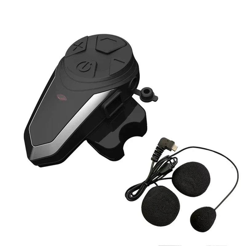 Bluetooth-intercom för motorcykelhjälm med FM och 1000 m räckvidd – RoadLink S3