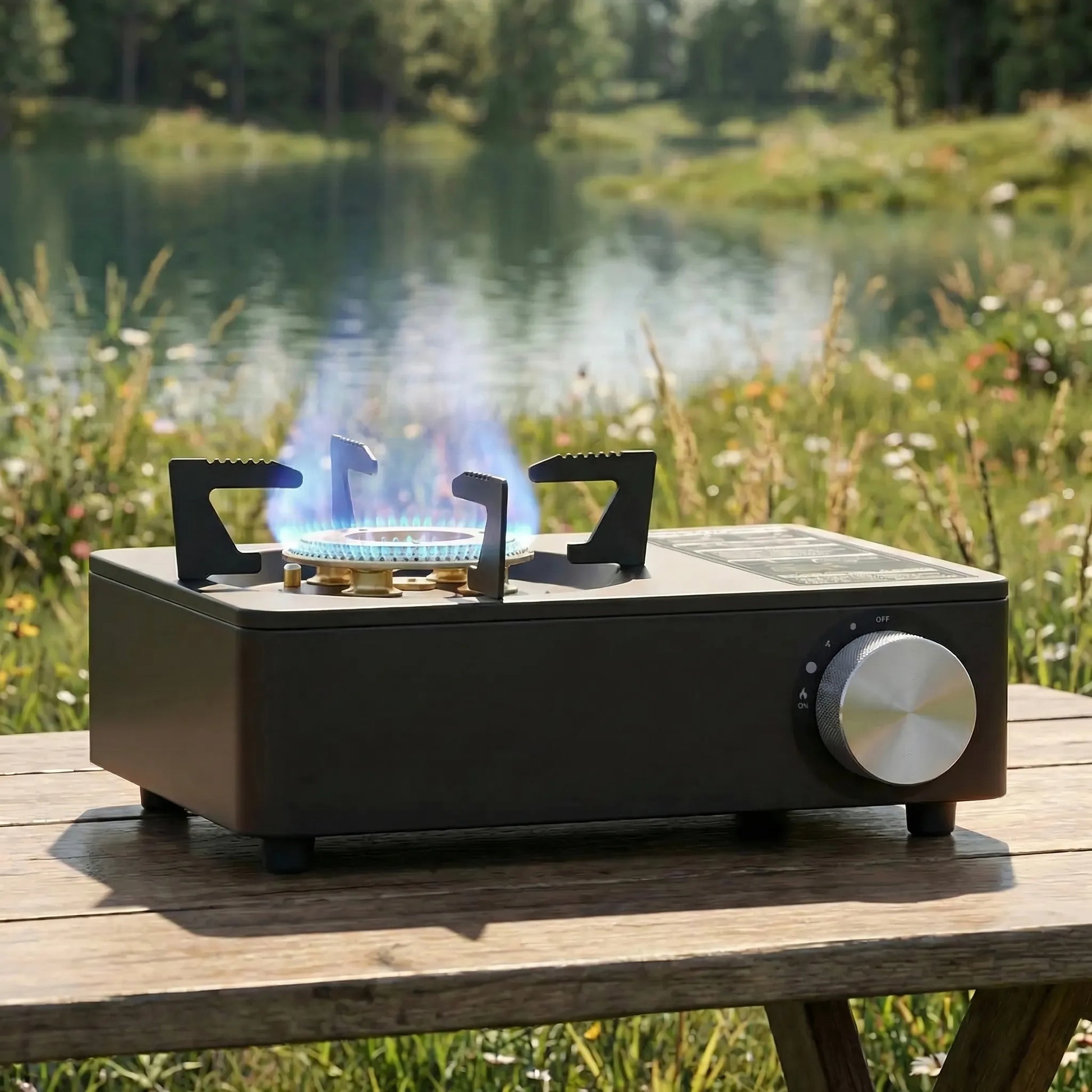 High-Output Portable Cassette Gas Stove -  Flamovex