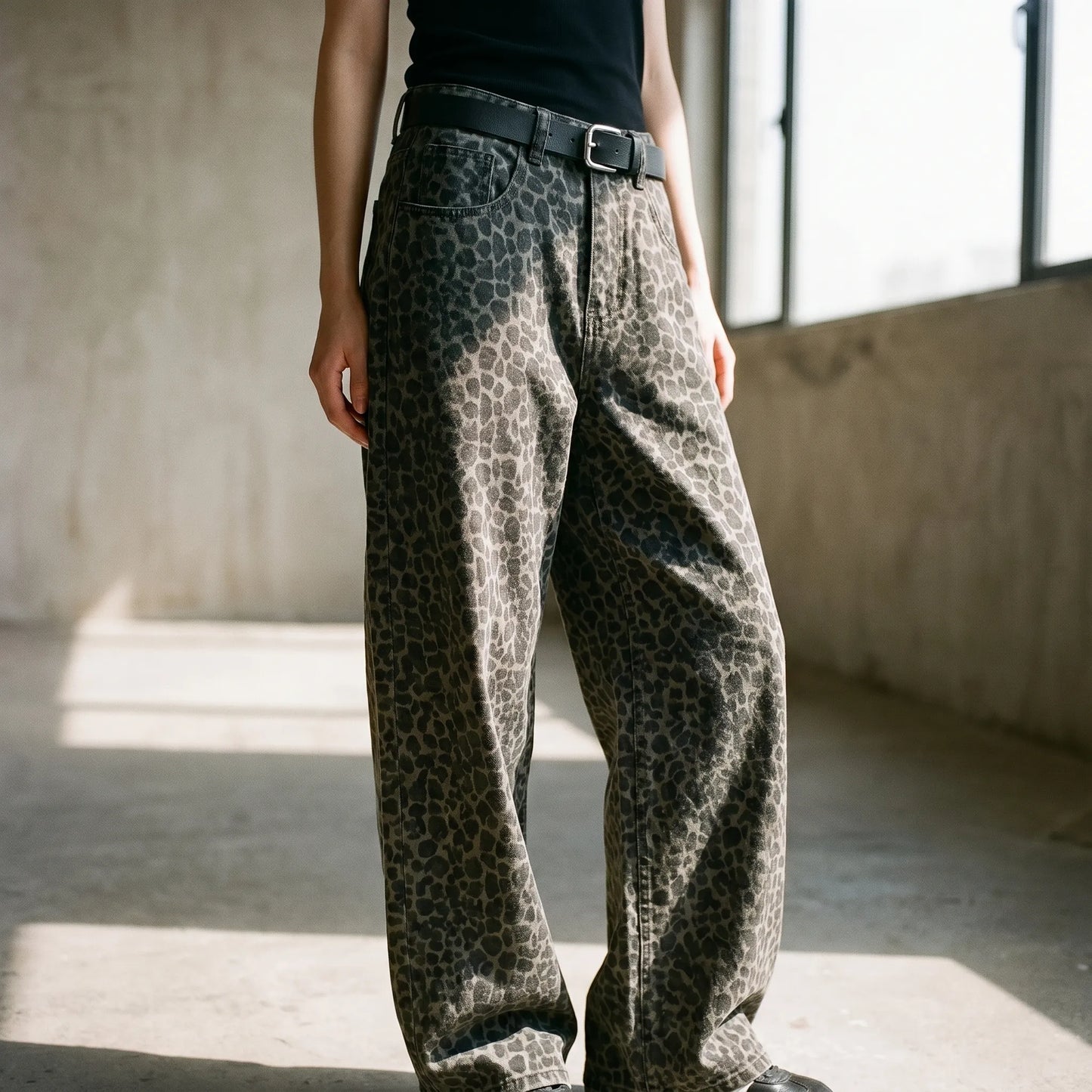 High-Waisted Wide Leg Trousers -  Nellie