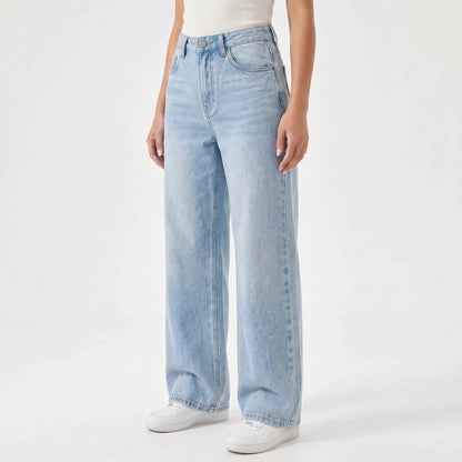 High Waisted Wide Leg Jeans -  May