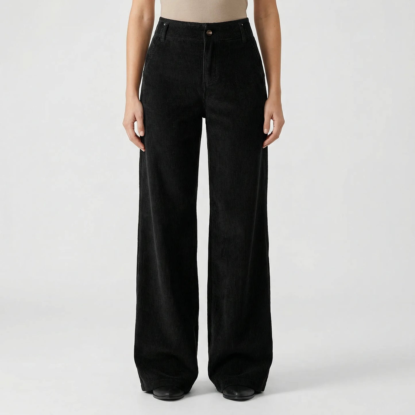 Hochgeschnittene Hose Mit Weitem Bein - Beverly
