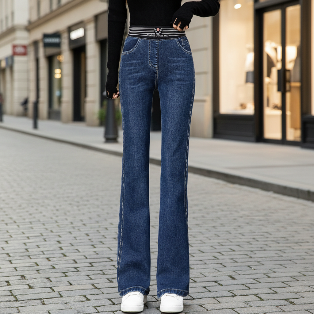 Hochtaillierte Damenjeans - Alicia