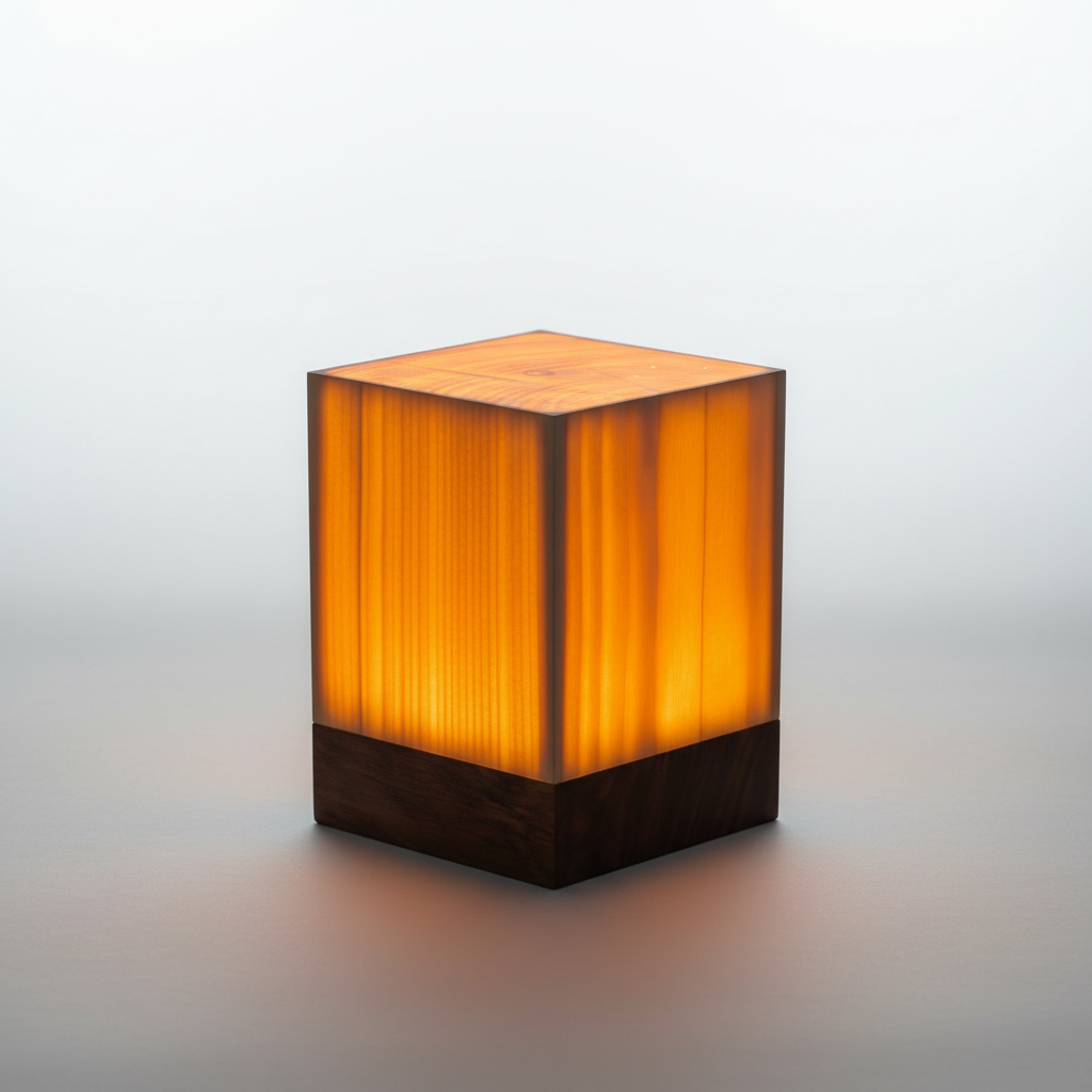 Holzoptik Stimmungsleuchte - Luminraft