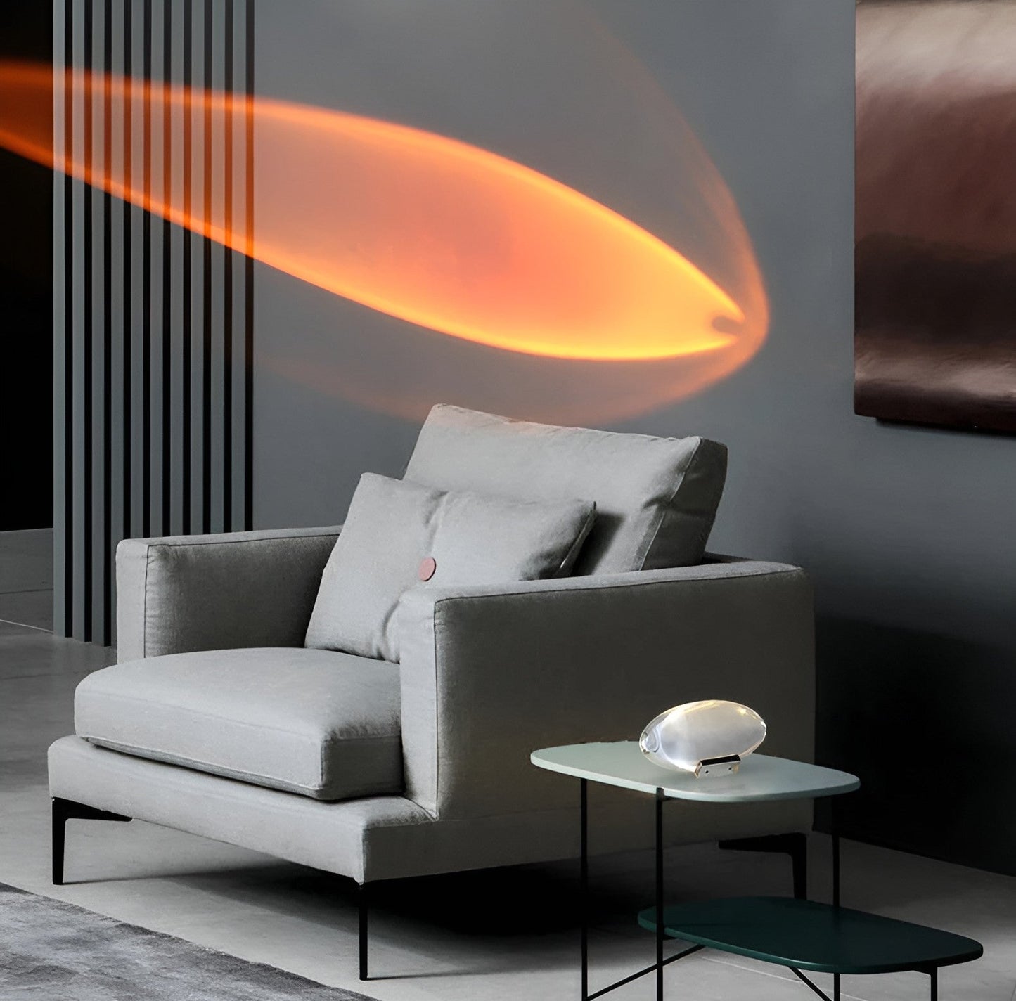Prismatisk projektionslampa med LED – Lunara