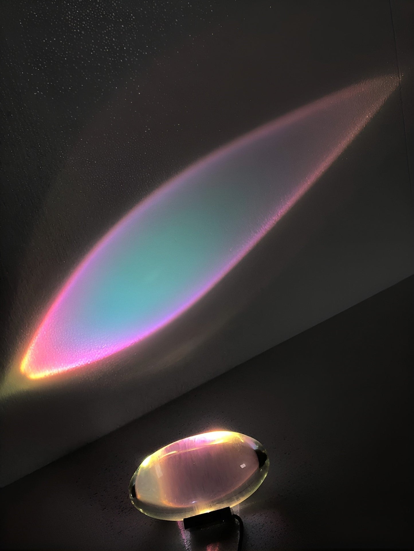 Prismatisk projektionslampa med LED – Lunara