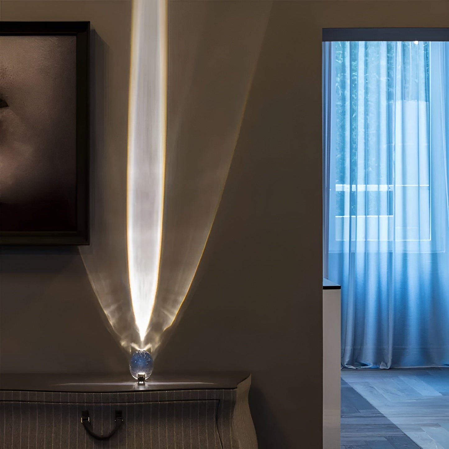 Prismatisk projektionslampa med LED – Lunara