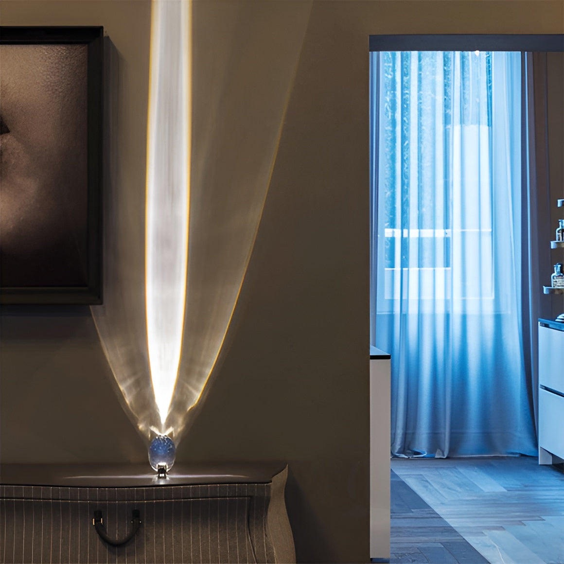 Prismatisk projektionslampa med LED – Lunara