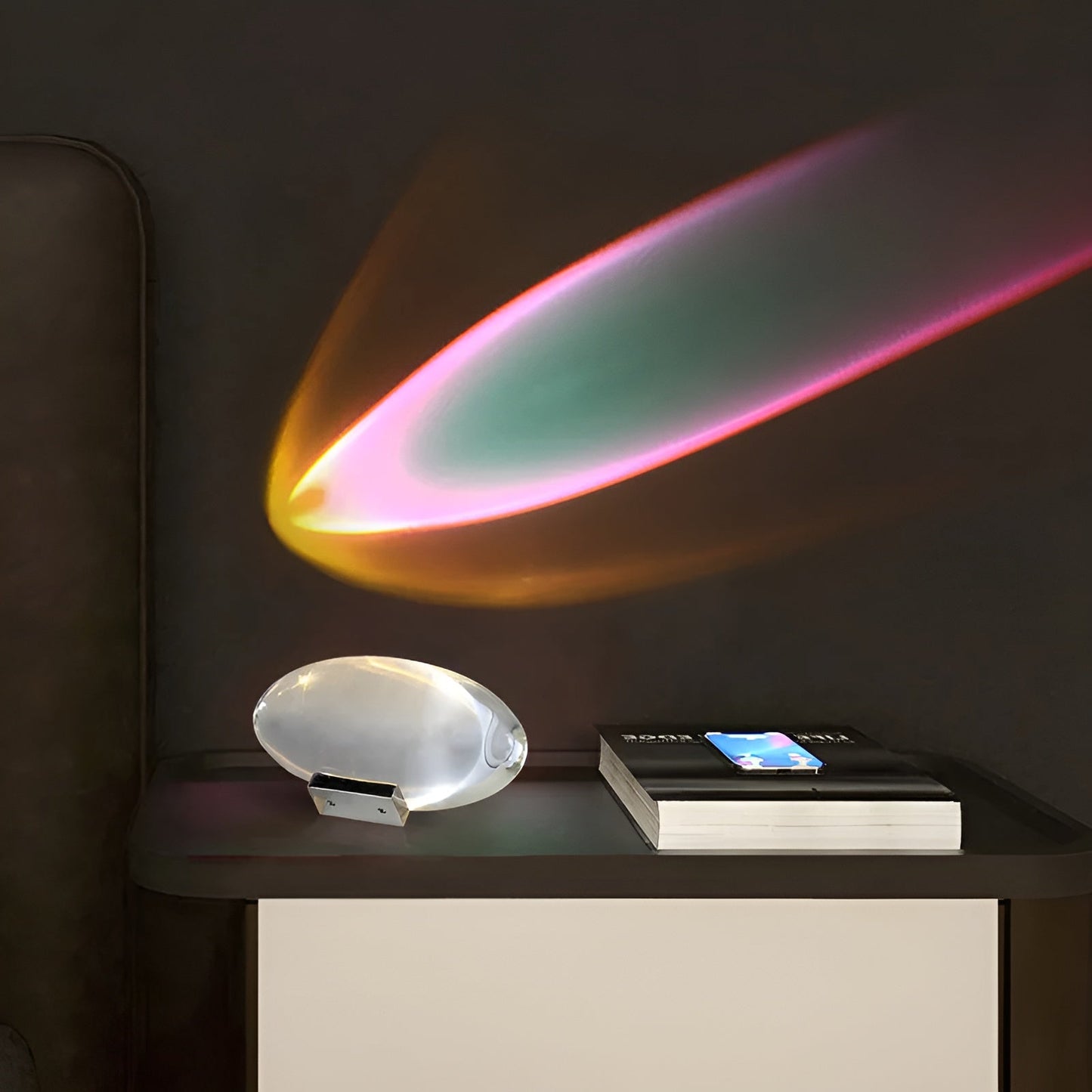Prismatisk projektionslampa med LED – Lunara
