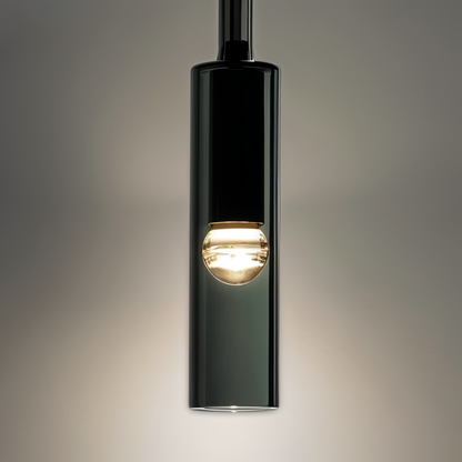 Minimalistisk vägglampa med rökglas – Orvane