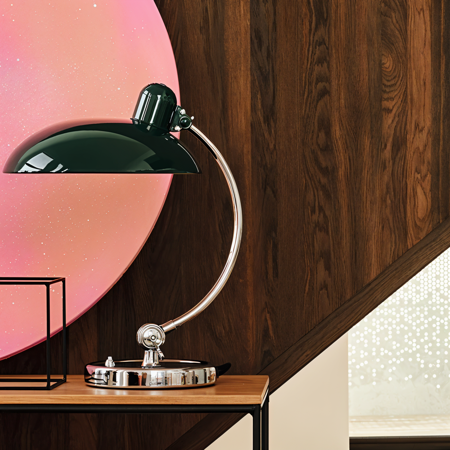 Justerbar vintage skrivbordslampa i järn – Virella
