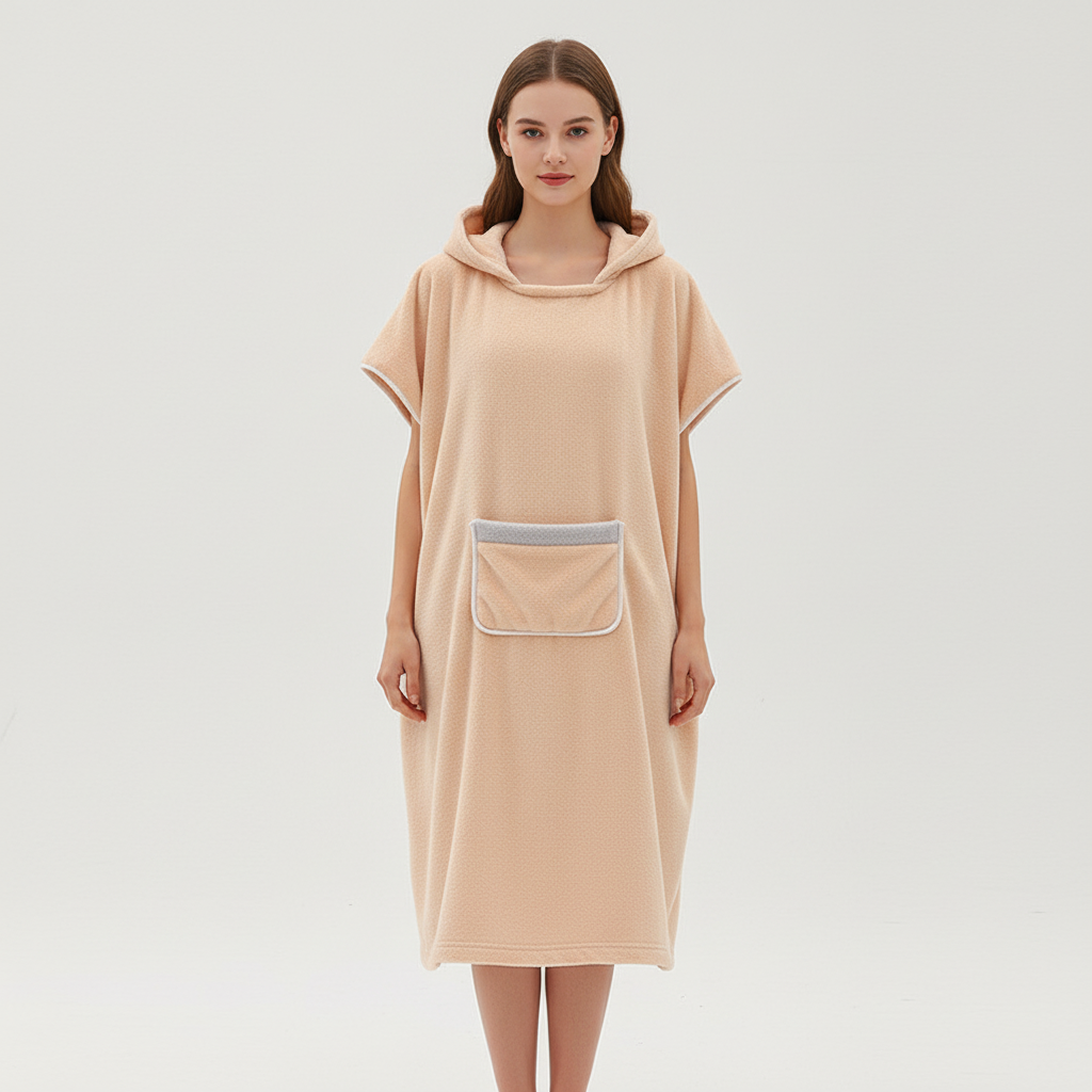 Hooded Fleece Poncho - FleeceCover