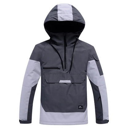 Hooded Half-Zip Ski Jacket - Cody