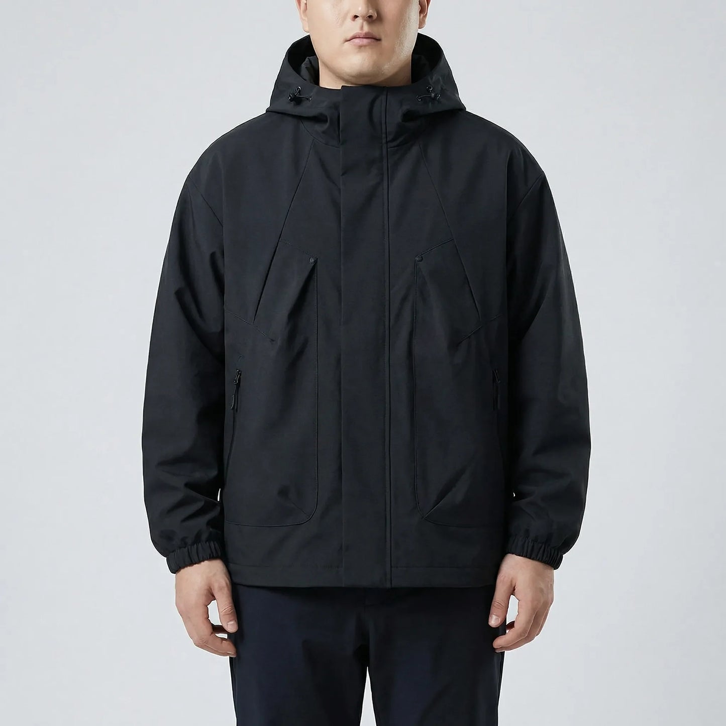 Hooded Oversized Windbreaker Jacket - Adrian