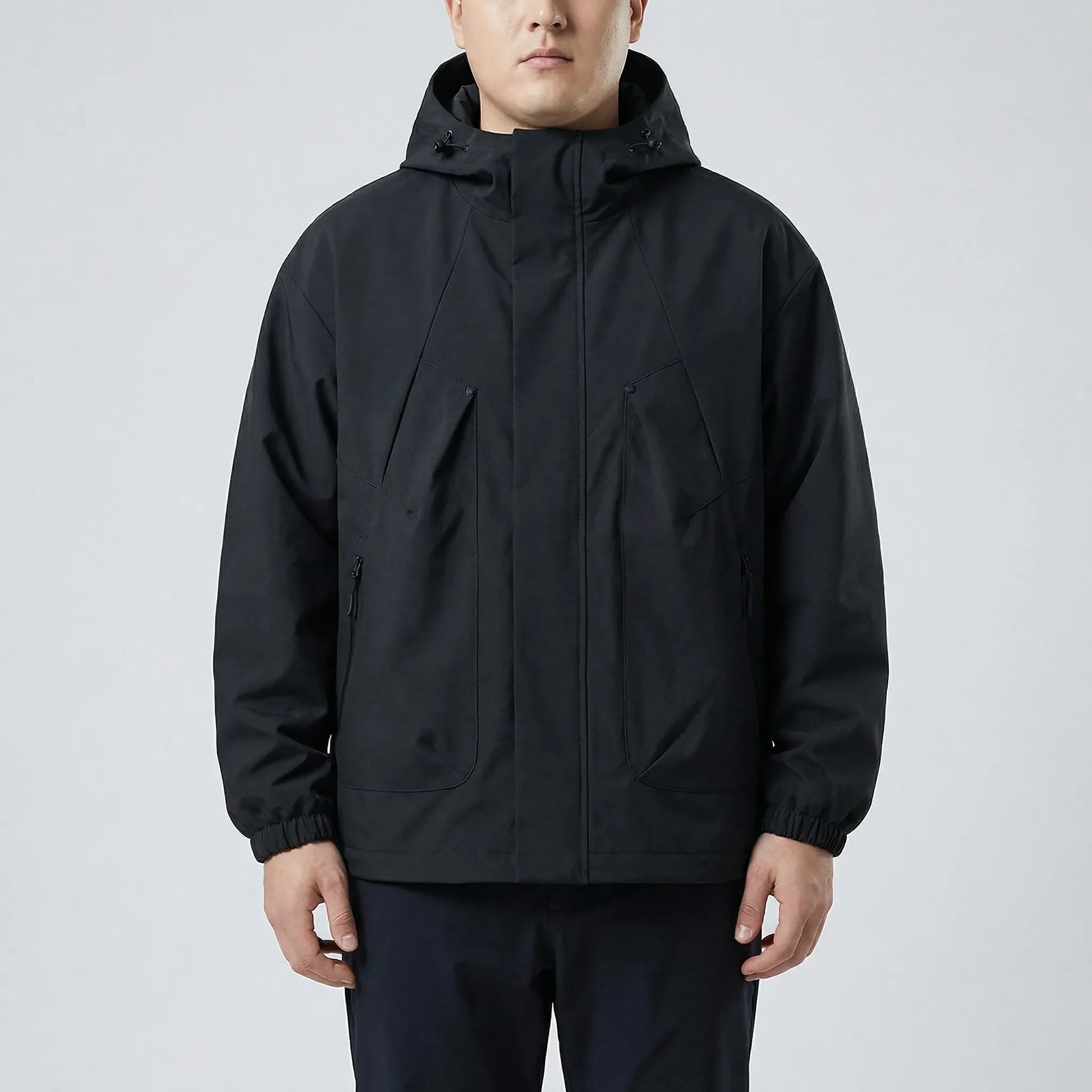 Hooded Oversized Windbreaker Jacket - Adrian