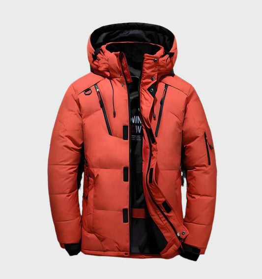 Hooded Windproof Puffer Jacket - Shaun