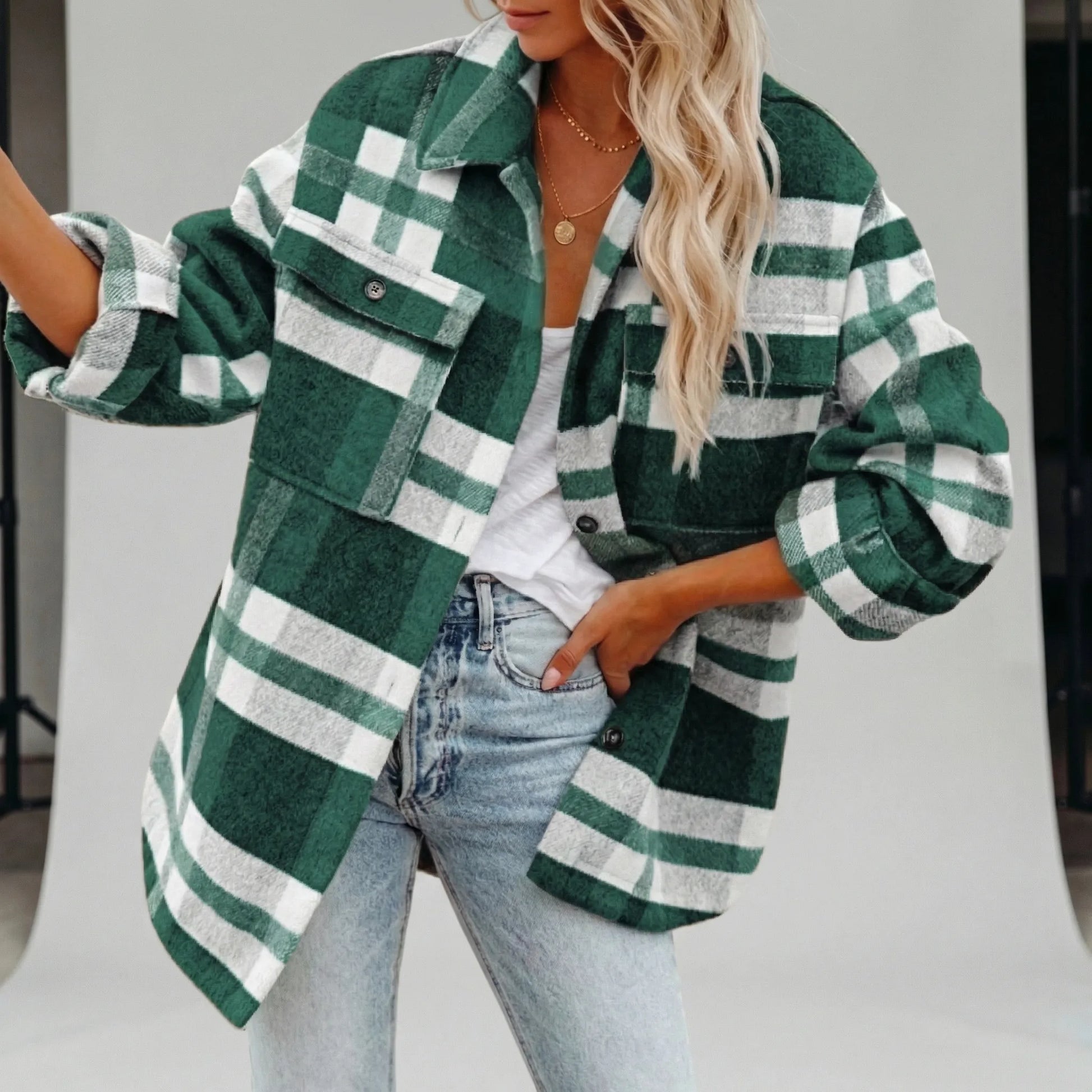 Hüftlanges Hemdjacke - Michelle