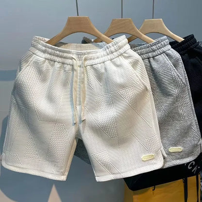 Fiskbensmönster herrshorts med Ice-Silk-teknik – Milo